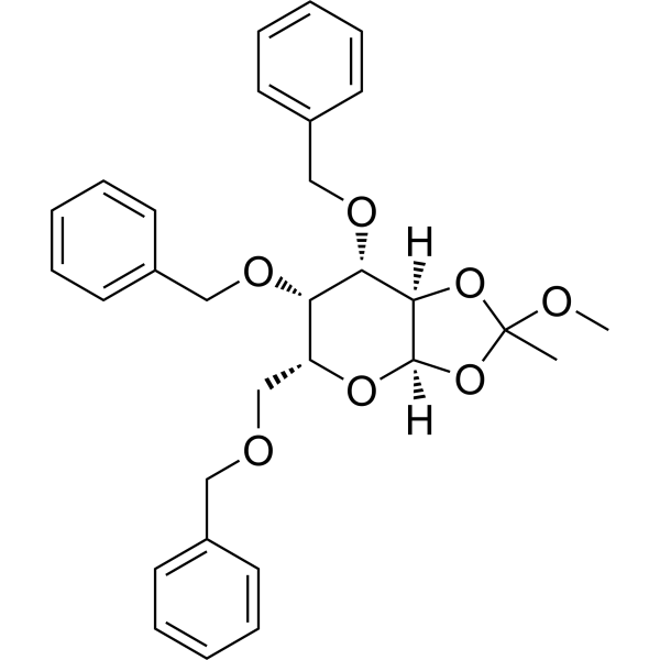 3,4,6-Tri-O-benzyl-α-D-galactopyranose 1,2-methyl orthoacetate 68779-52-2